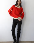 Archie Pullover - Poppy Red