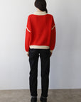 Archie Pullover - Poppy Red