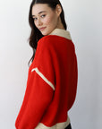 Archie Pullover - Poppy Red