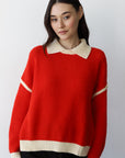 Archie Pullover - Poppy Red