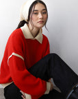 Archie Pullover - Poppy Red