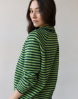 Beth Cardigan - Forest Stripe