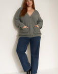 The Cardigan - Heather Grey