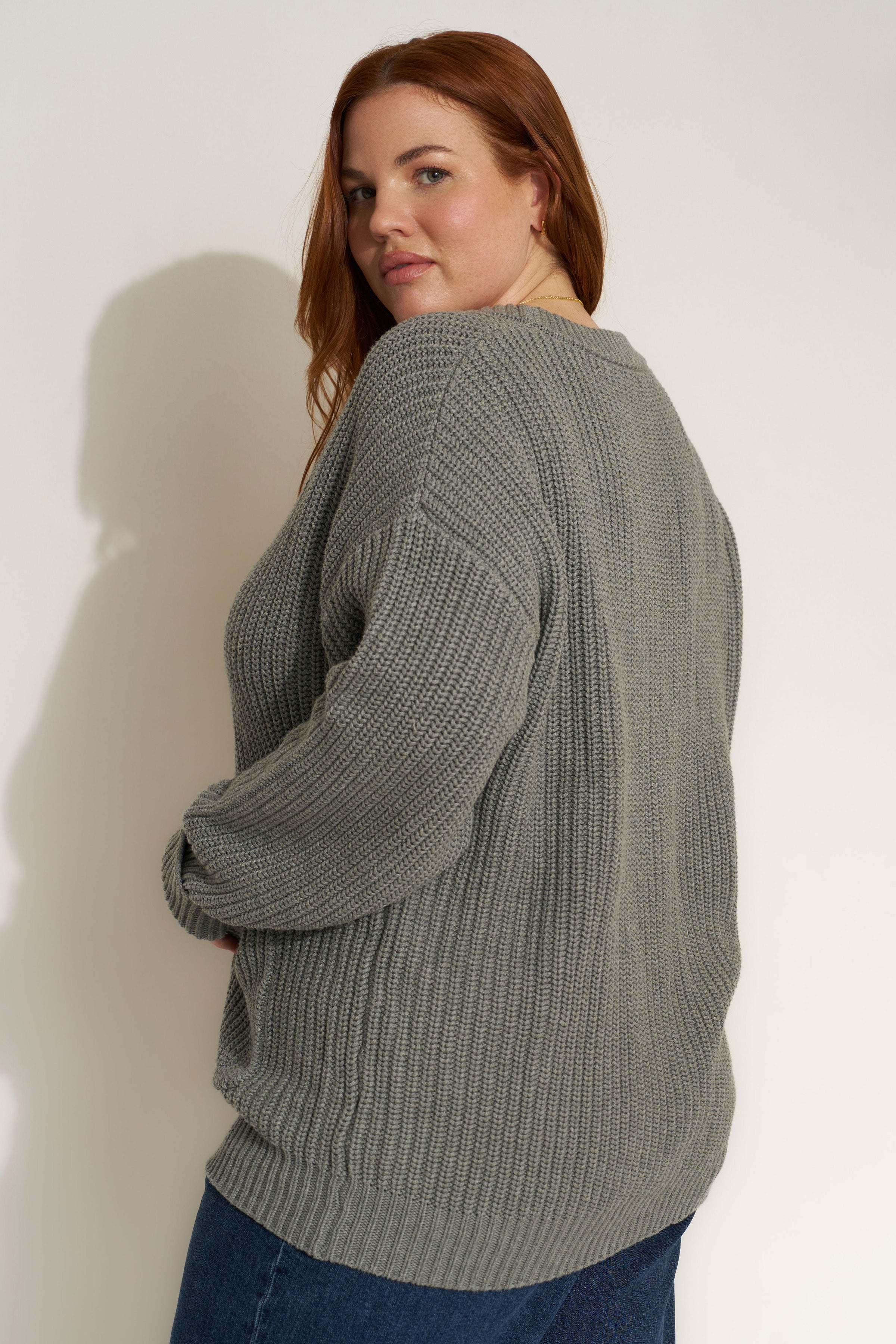 HYEON⭐︎apple pie knit グレー The Cardigan - Heather Grey – Callahan Knitwear