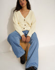The Cardigan - Creme