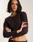 Casey Cardigan - Chocolate