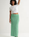 Teddy Maxi Skirt - Kelly Green