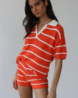 Doris Overized Polo - Poppy