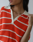 Doris Overized Polo - Poppy
