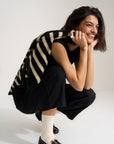 Fiona Cardigan - Black & White