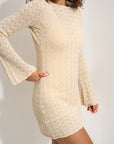 Flora Mini Dress - Swan