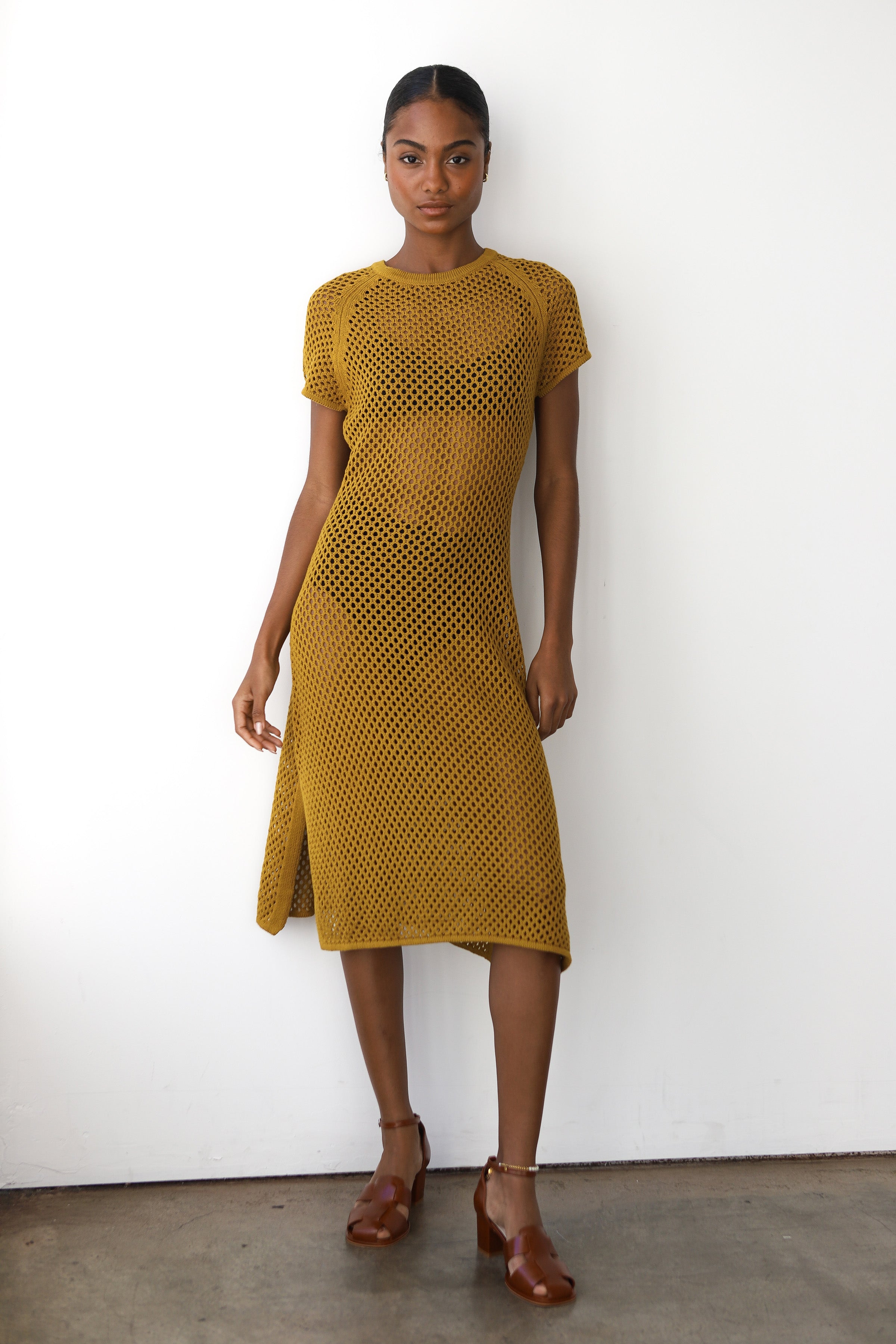 Francisca Crochet Midi Dress