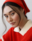 Handkerchief Scarf - Poppy Red