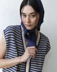 Handkerchief Scarf - Indigo