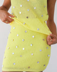 Dara Mini Skirt - Banana