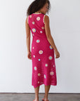 Flor Maxi Dress - Raspberry