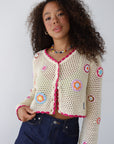 Flor Crochet Cardigan