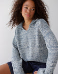 Dahlia Pullover - Cerulean