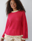 Ivy Pullover - Raspberry