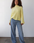 Clover Rib Pullover - Banana