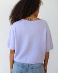 Slate Rib Cardi - Lilac