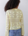 Hunter Crochet Cardi - Banana