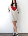 Bellamy Mini Dress - Red Hearts