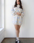Bellamy Mini Dress - Sky Hearts