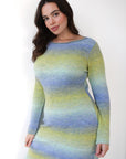 Inside Out Maxi Dress - Lemongrass Gradient