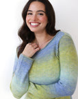 Inside Out Maxi Dress - Lemongrass Gradient