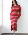 Inside Out Maxi Dress - Damson Gradient