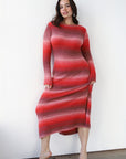 Inside Out Maxi Dress - Damson Gradient