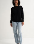 The Jersey Crewneck - Black