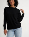 The Jersey Crewneck - Black