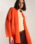 Juliet Cardigan - Red Orange
