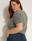 The Knit Tee - Heather Grey