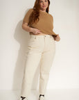 The Knit Tee - Camel