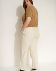 The Knit Tee - Camel