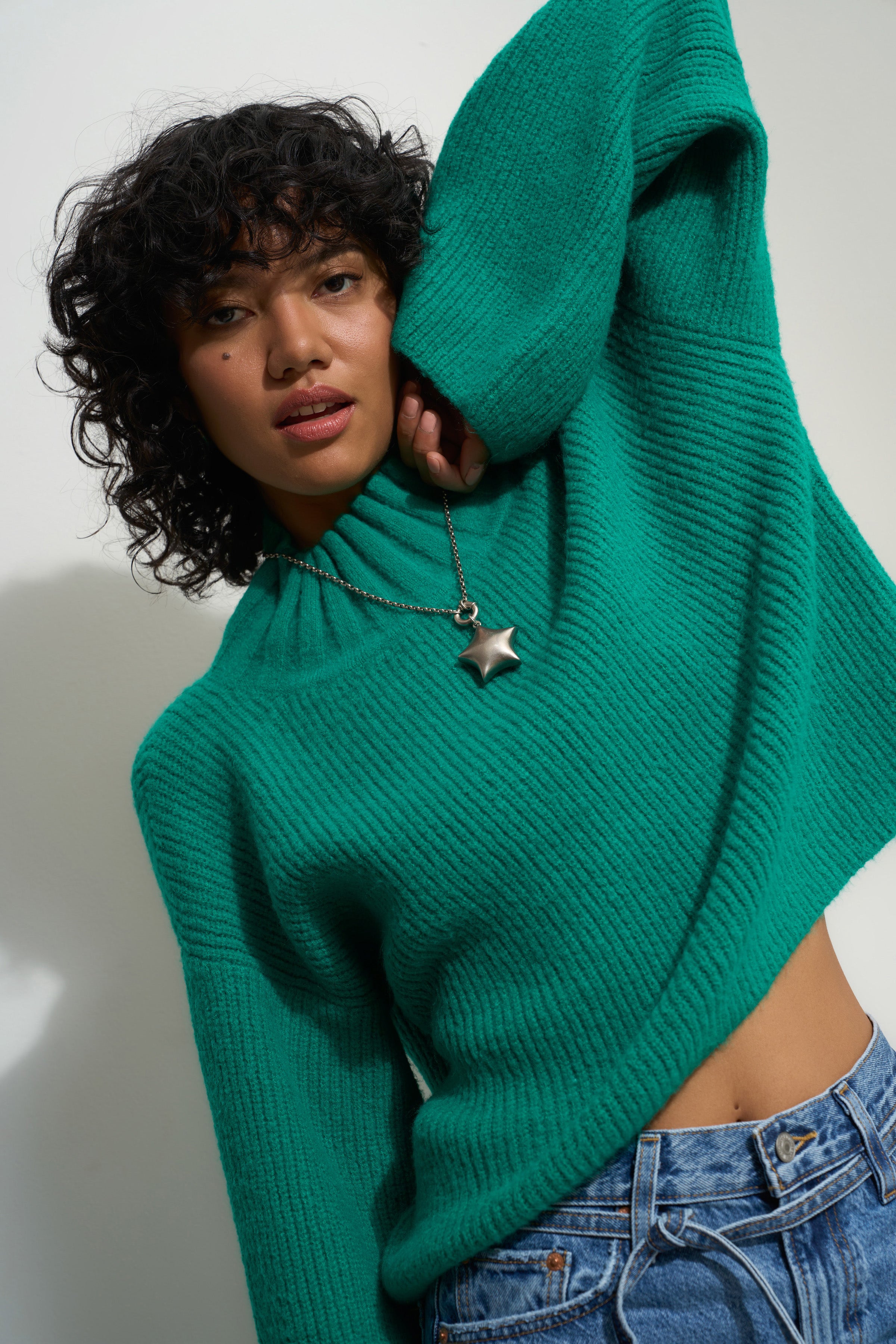 Mint turtleneck sale