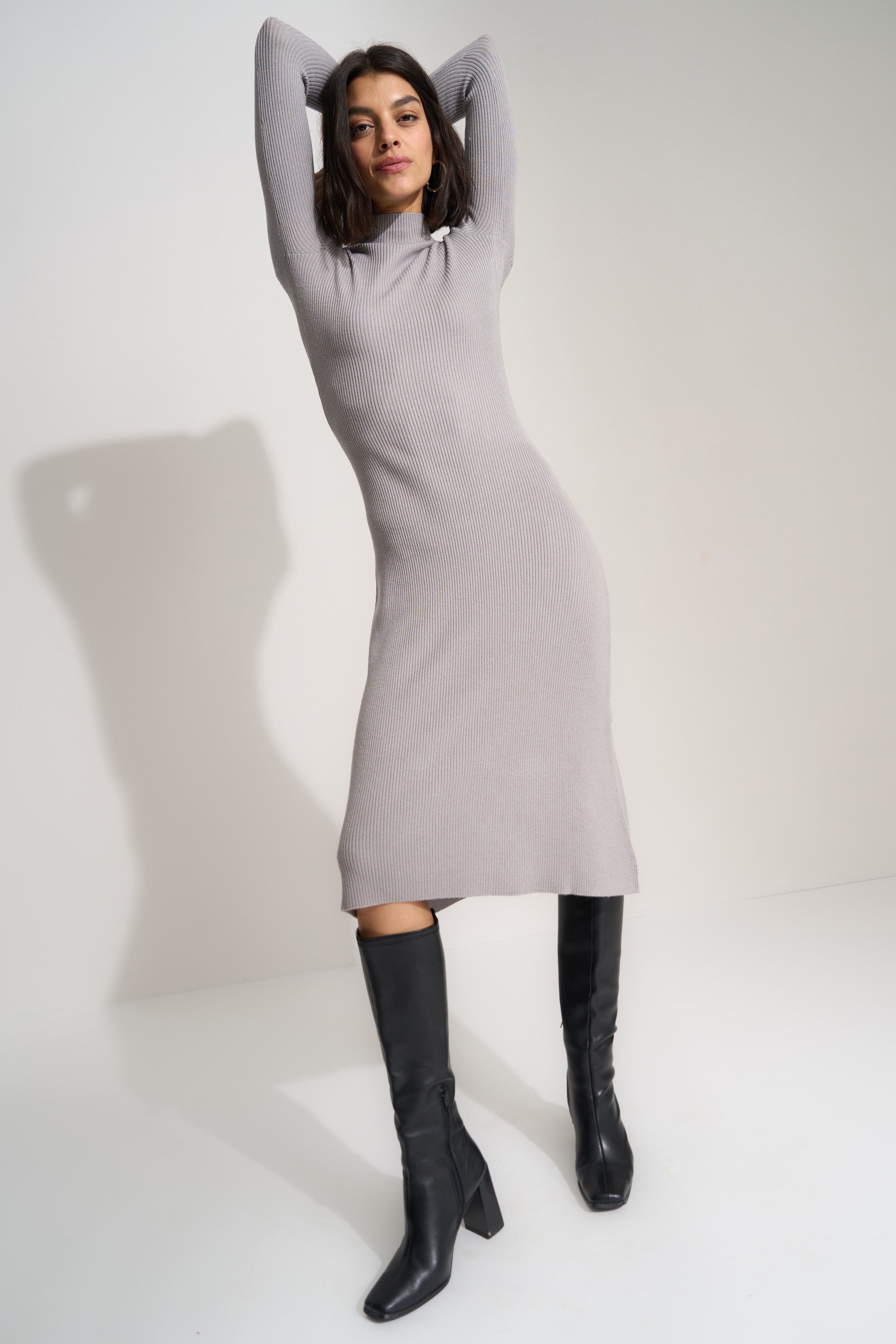 Callahan Women's Leesa Midi - Grey XXL - Knitwear Callahan Women's Leesa Midi - Grey XXL - Knitwear