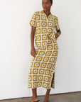 Leonor Crochet Maxi Skirt - Bronze