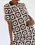 Leonor Crochet Polo - Chocolate