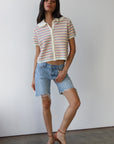 Mai Crochet Polo - Creme