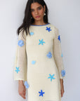 Mar Mini Dress - Capri Blue