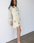 Mar Mini Dress - Capri Blue