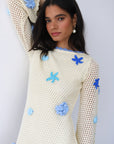 Mar Mini Dress - Capri Blue