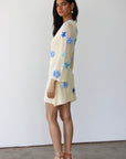 Mar Mini Dress - Capri Blue