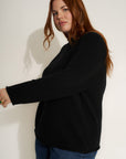 The Mock Neck - Black