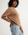 The Mock Neck - Camel