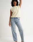 The Muscle Tee - Creme